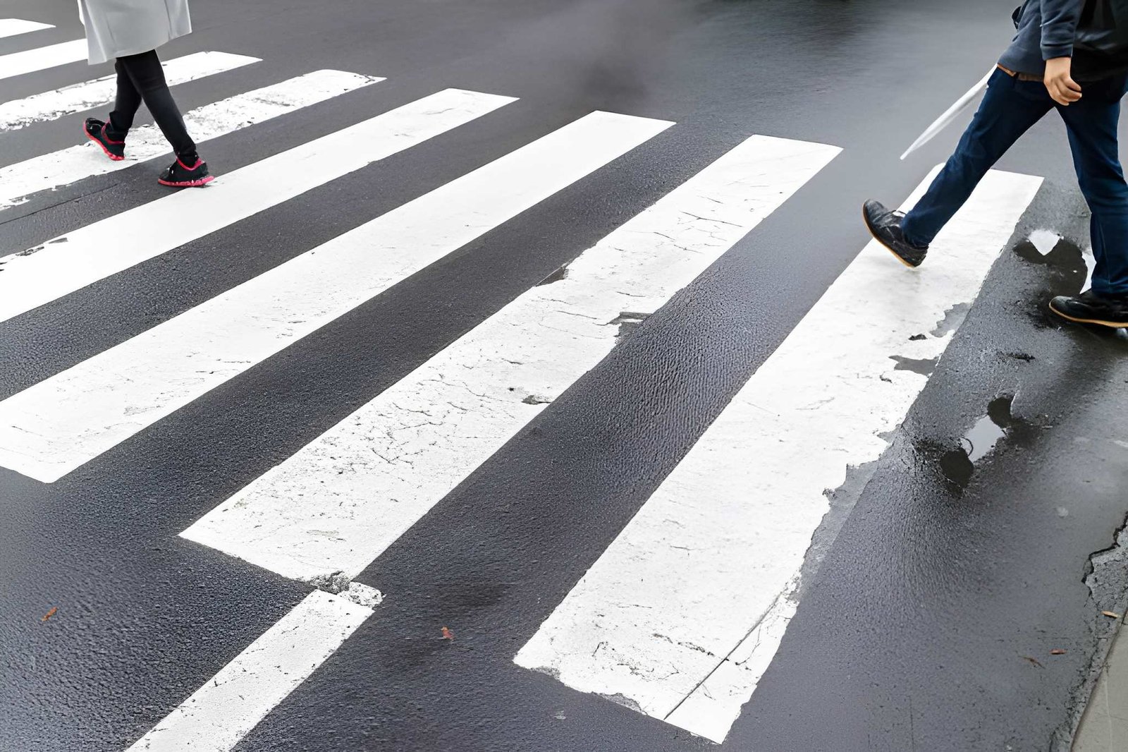 Delray Beach pedestrian accident lawyer reviewing case with injured client